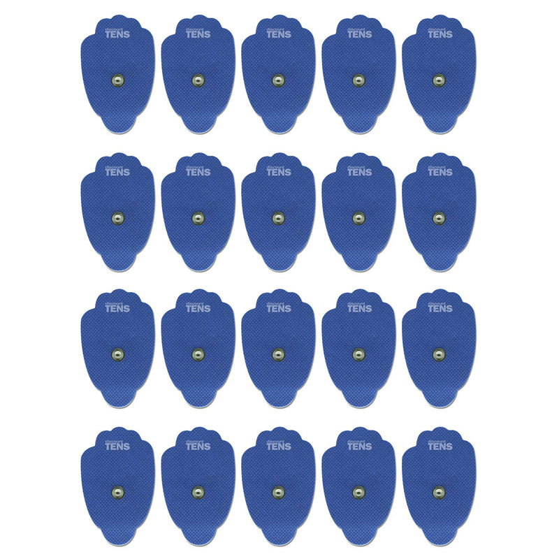 [Australia] - HiDow Compatible Replacement TENS Electrodes, Premium Quality Large Electrode Pads for Hi-Dow TENS Units, 10 Pair of Snap TENS Unit Electrodes (20 TENS Unit Pads), Discount TENS Brand 
