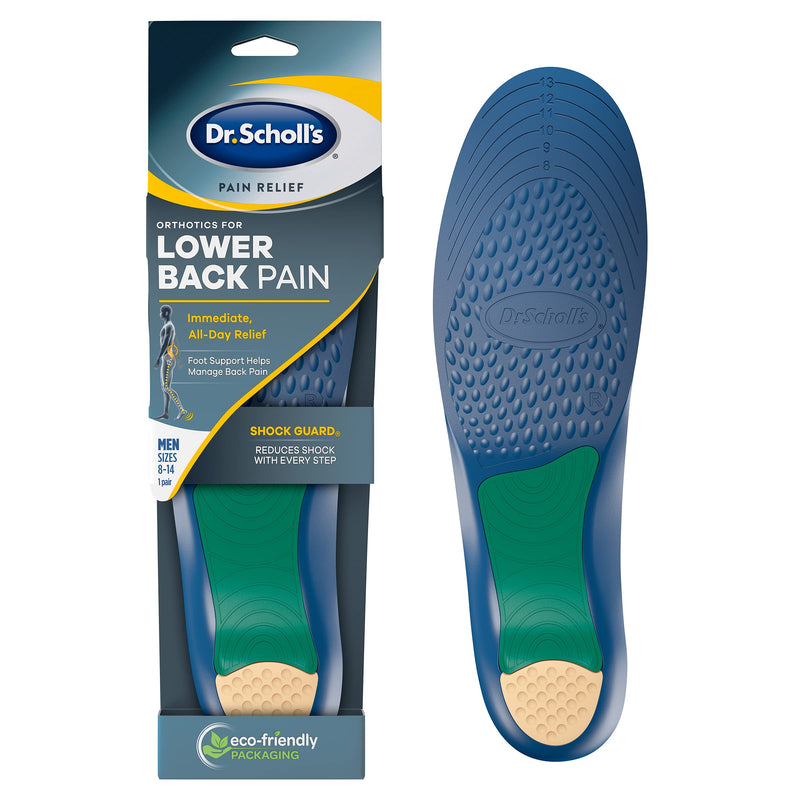[Australia] - Dr. Scholl's LOWER BACK Pain Relief Orthotics // Clinically Proven Immediate and All-Day Relief of Lower Back Pain (for Men's 8-14, also available for Women's 6-10) 