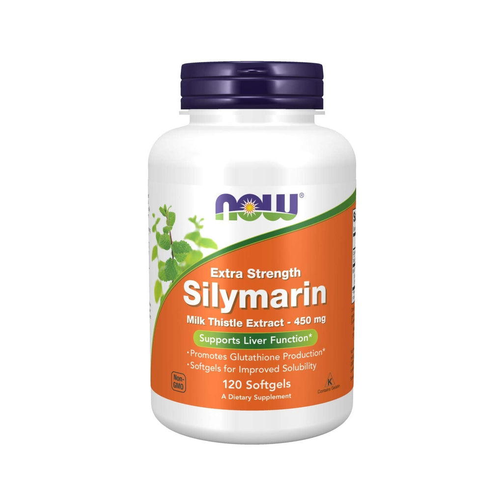 [Australia] - NOW Supplements, Silymarin Milk Thistle Extract, Extra Strength 450 mg, 120 Softgels 