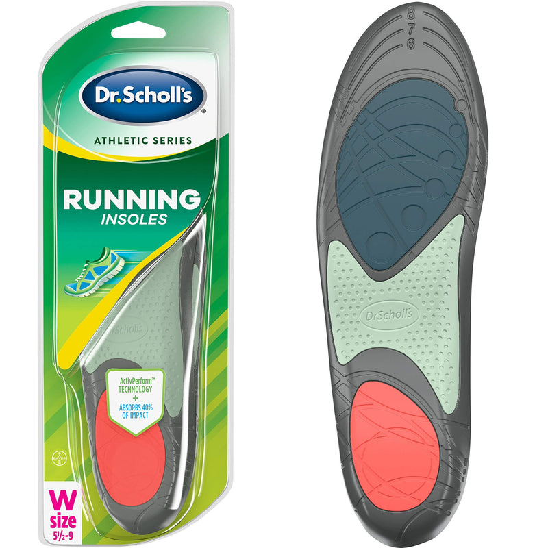 [Australia] - Dr. Scholl’s Running Insoles // Reduce Shock and Prevent Common Running Injuries: Runner's Knee, Plantar Fasciitis and Shin Splints (For Women's 5.5-9, also Available for Men's 7.5-10 & Men's 10.5-14) 