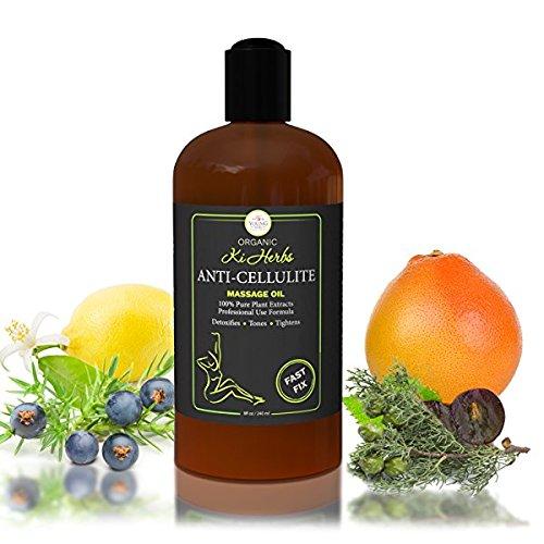 [Australia] - Anti-Cellulite Massage Oil Reduces & Prevents Cellulite, Stretch Marks, Anti-Cellulite Massage Oil Tighten & Moisturize Skin. Premium Quality Body Oil All Natural Organic 