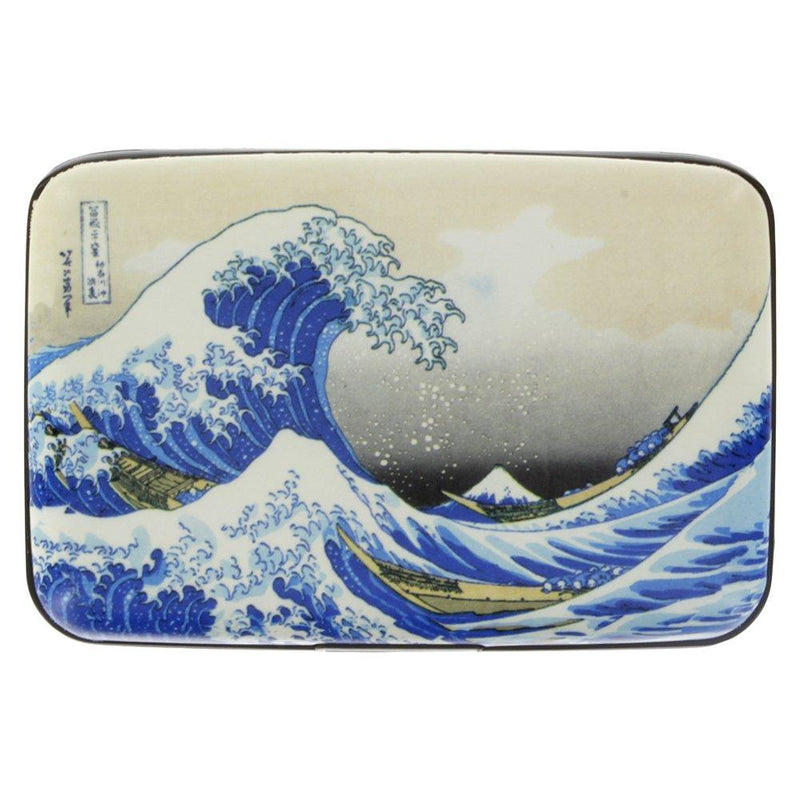 [Australia] - Fine Art Armored Wallet Credit Card Case Kanagawa Wave 