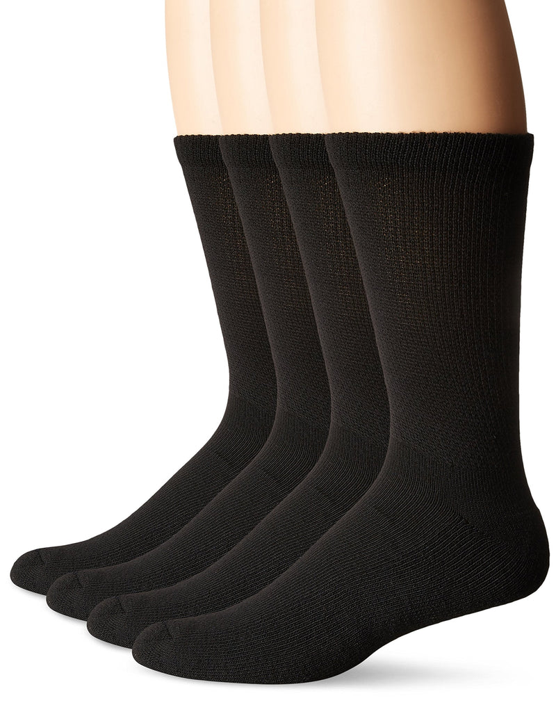 [Australia] - Dr. Scholl's Men's Diabetes & Circulator Socks Crew 7-12 4 Black 
