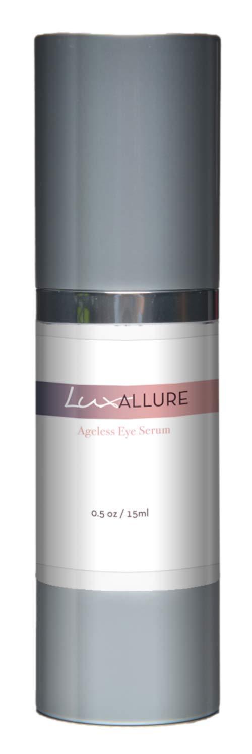 [Australia] - LUX Allure Ageless Eye Serum- Premium Under Eye Treatment- Advanced Anti-Aging Formula Restores Hydration and Youthful Glow to Skin (.5 ounce) 