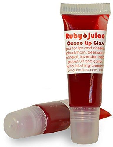 [Australia] - Living Libations - Organic / Wildcrafted Ruby Juice Ozonated Lip Gloss (.34 fl oz / 10 ml) 