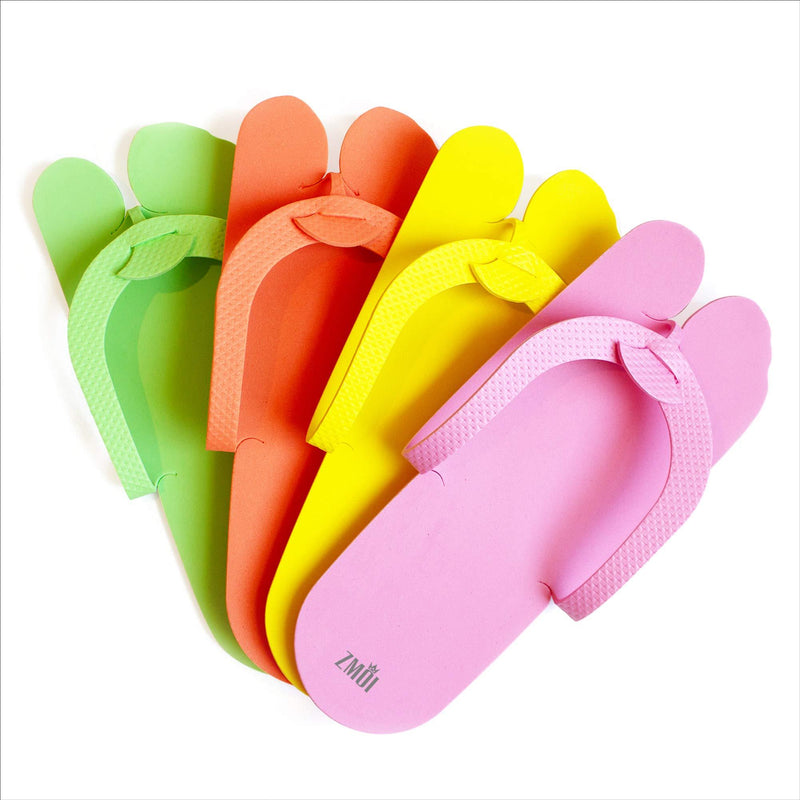 [Australia] - 12 Pairs Eva Disposable Pedicure Slippers Anti-Slip Party Pack ZMOI Collection 