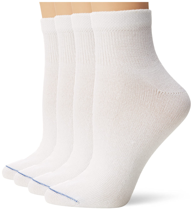 [Australia] - Dr. Scholl's Women's Diabetes & Circulator Socks - 4 & 6 Pair Packs Ankle 4-10 White 