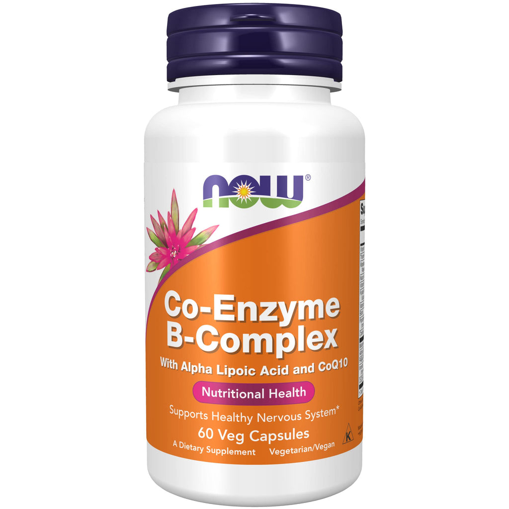 [Australia] - NOW Supplements, Co-Enzyme B Complex with Alpha Lipoic Acid and CoQ10, Nutritional Health, 60 Veg Capsules 