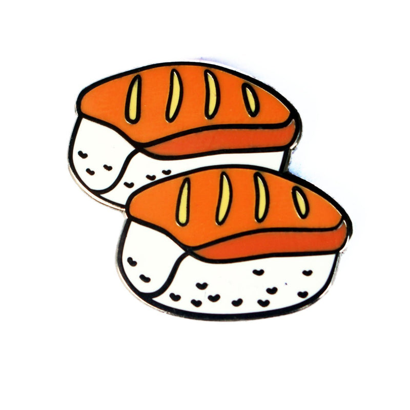 [Australia] - Sushi Enamel Pin by Real Sic – Kawaii Sashimi Emoji Lapel Pin - Super Cute Food Pin for Backpacks, Jackets, Bags, Hats & Tops 