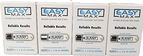 [Australia] - EasyMax Test Strips 200 count- 4 boxes of 50 