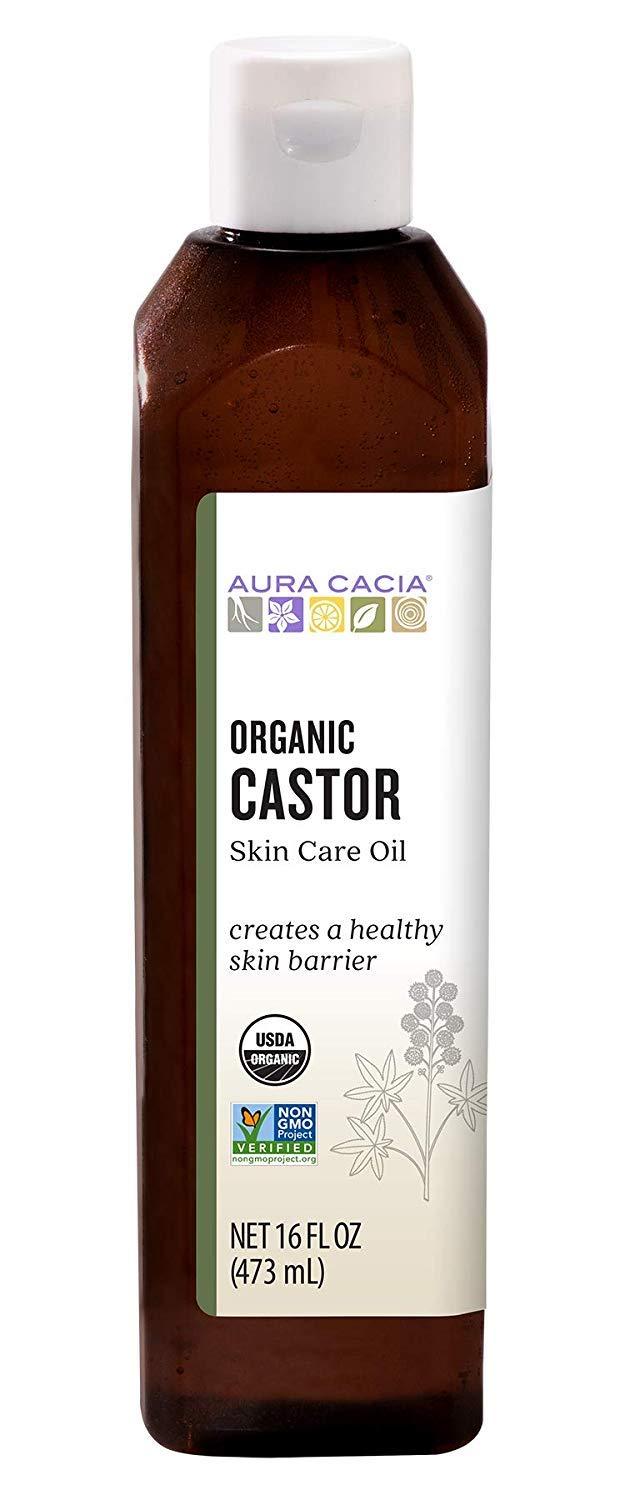 [Australia] - Aura Cacia Skin Care Castor Oil Org 16 Fl. Oz.(Packaging May Vary) 