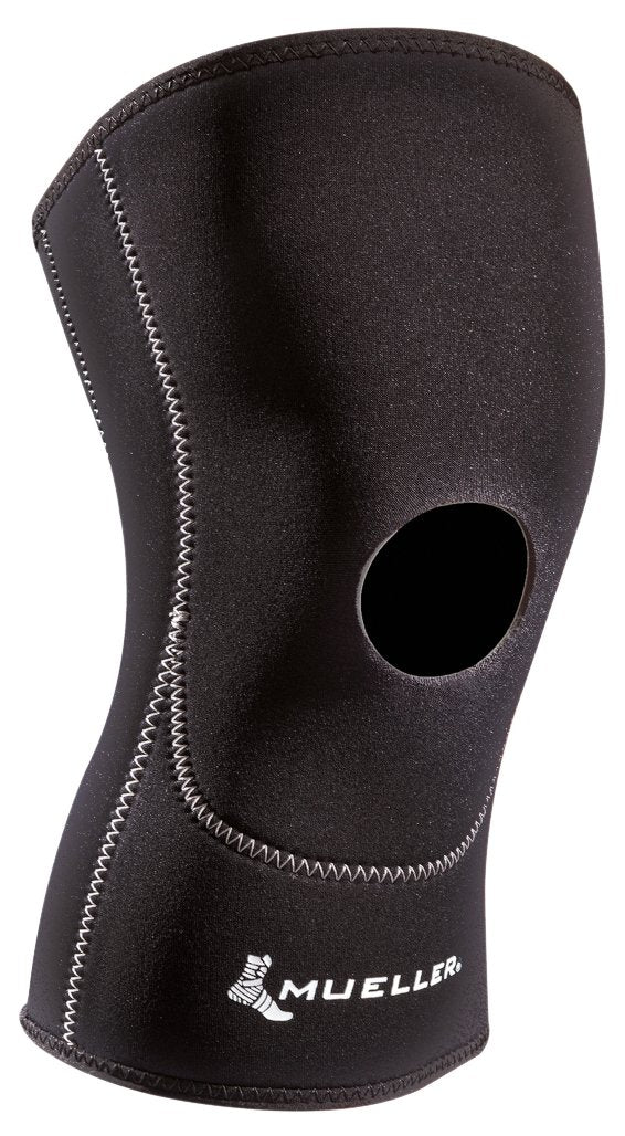 [Australia] - Mueller Sports Medicine Open Patella Knee Support Sleeve, For Men and Women, Black, X-Large New & Improved Sleeve XL 