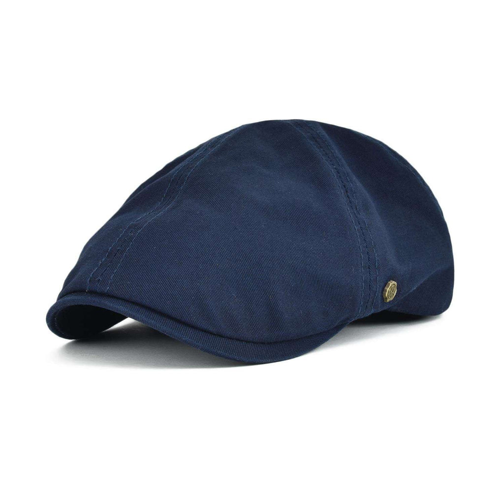 [Australia] - VOBOOM Cotton Flat Cap Cabbie Hat Gatsby Ivy Cap Irish Hunting Hat Newsboy Navy 