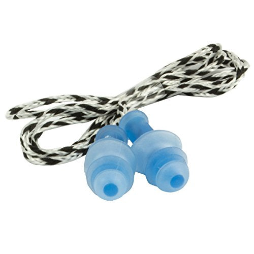 [Australia] - Safety Works SWX00231 Tri-Flange Ear Plugs with Case, Corded Reusable, NRR 25 DB 