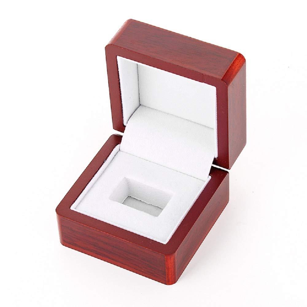 [Australia] - JunningGor Display Wooden Single Ring Box (Fit Mens Big Heavy Ring) 