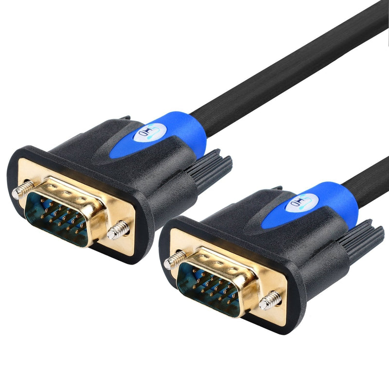 [Australia] - VGA Cable,SHD VGA to VGA HD15 Monitor Cable for PC Laptop TV Projector-3Feet 3Feet 