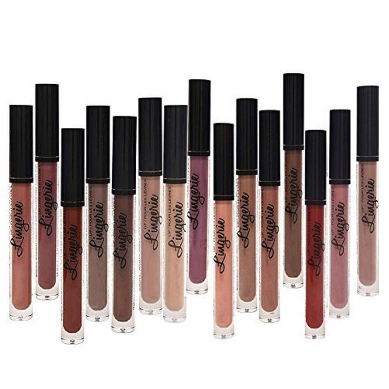 [Australia] - Matte Liquid Lipstick Pen, Spdoo 15 Nude Colors Lip Gloss, Long Lasting Velvet Lip Gloss Set, Gift Packaged Lipstick Kit A01 