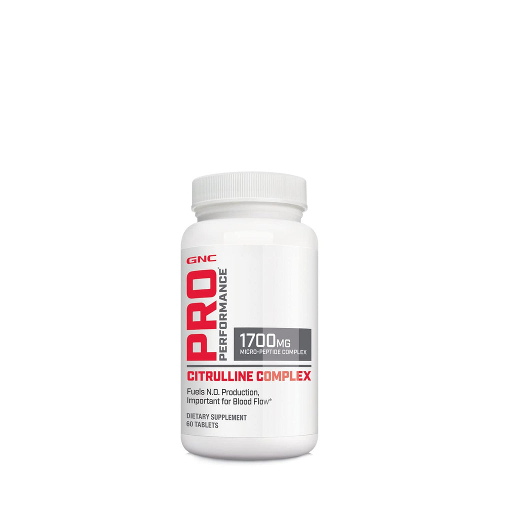 [Australia] - GNC Pro Performance Citrulline Complex 1700mg, 60 Tablets, Fuels Nitric Oxide Production for Healthy Blood Flow 