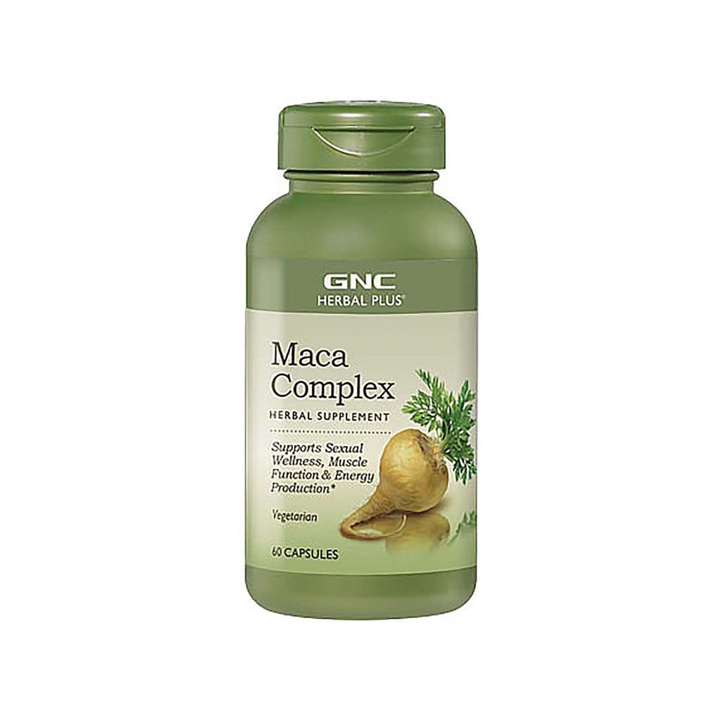 [Australia] - GNC Herbal Plus Maca Complex, 60 Capsules, Supports Sexual Wellness 