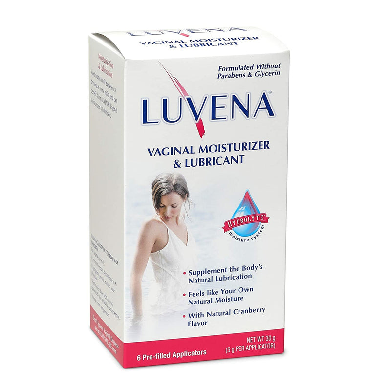 [Australia] - Luvena Moisturizer - Vaginal Moisturizer & Menopause Support for Women - Feminine Intimate Dryness, Redness, Irritation, Burning Symptom Relief - Water Based, Paraben & Glycerin Free - (2 Pack) 6 Count (Pack of 2) 