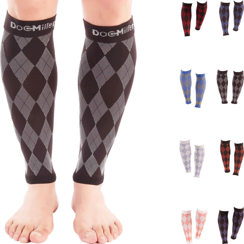 [Australia] - Doc Miller Calf Compression Sleeve for Men & Women - Fast Leg Pain Relief from Shin Splints, Varicose Veins - All Day Calf Support for Running, Travel & Everyday Use Black.Gray XX-Large 