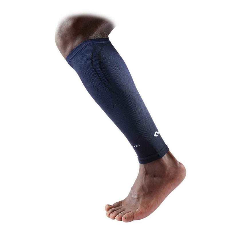 [Australia] - McDavid Elite Compression Recovery Calf Sleeves Medium Black/Alt Blue 