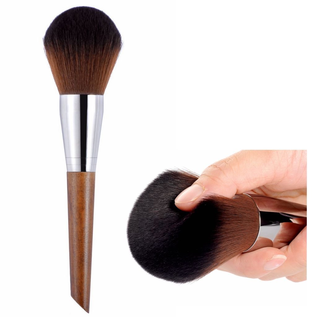 [Australia] - CLOTHOBEAUTY Premium Synthetic Kabuki Makeup Brush Kit, Incredible Soft, X-Large Powder Blush Bronzer Brush 
