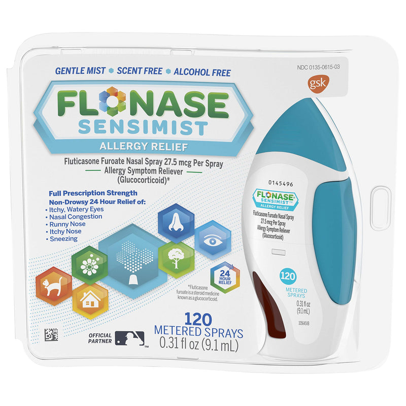 [Australia] - Flonase Sensimist Allergy Relief Nasal Spray Non Drowsy Allergy Medication, Gentle Mist - 12 Sprays Adult Pack 