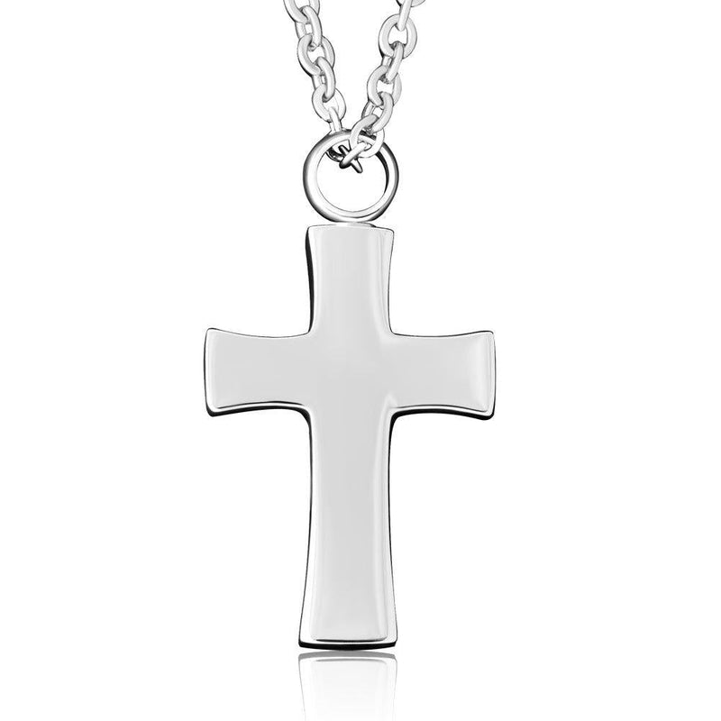 [Australia] - LilyJewelry Cross Urn Necklace for Ashes Keepsake Memorial Pendant Stainless Steel Cremation Jewelry 8 