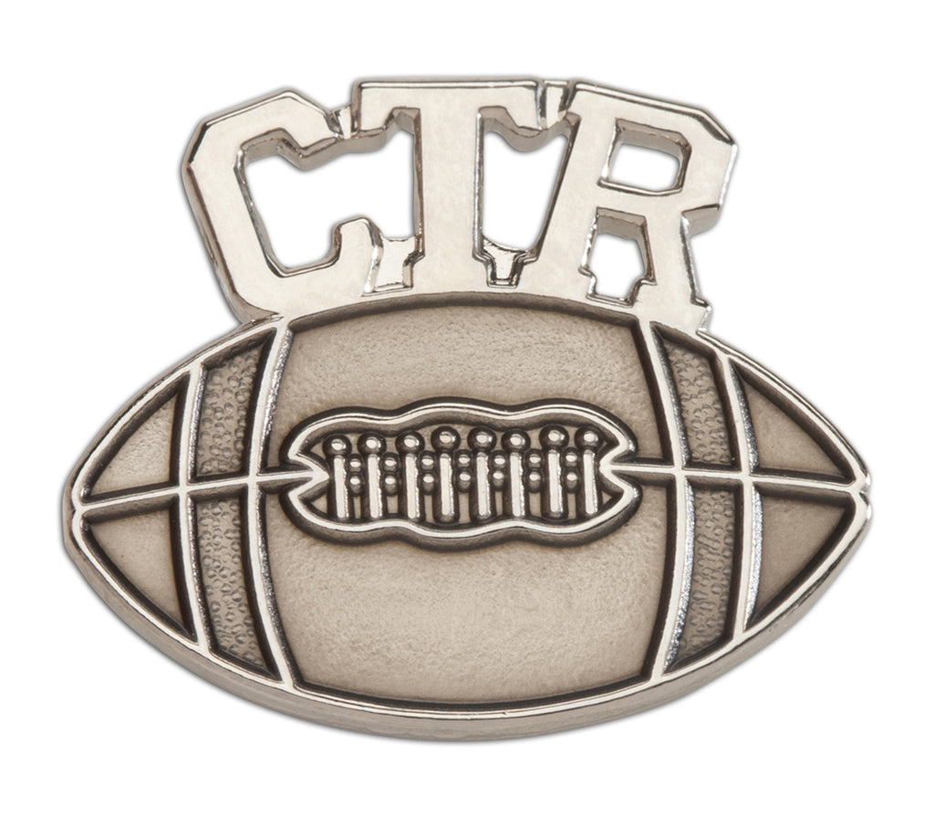 [Australia] - CTR Sport Tie Pin/Tack in Silver Tone Football 