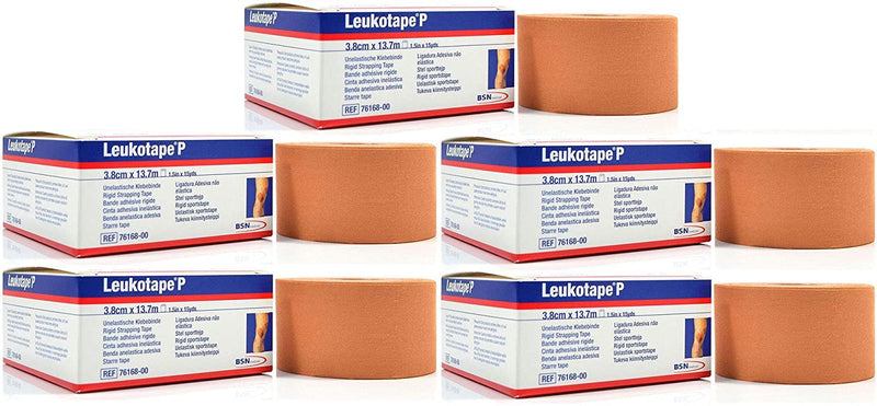 [Australia] - BSN Medical Leukotape P Sports Tape, 1 1/2 Inch x 15 Yard(Pack of 5) 1 Pack 