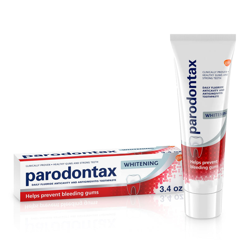 [Australia] - Parodontax Whitening Toothpaste for Bleeding Gums, Teeth Whitening and Gingivitis Treatment - 3.4 Ounces 