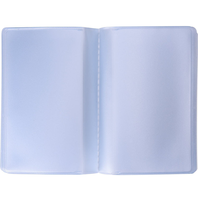 [Australia] - Shappy 2 Pieces Plastic Wallet Insert Credit Card Holder with 10 Page 20 Slots and 10 Page 10 Slots, Transparent 