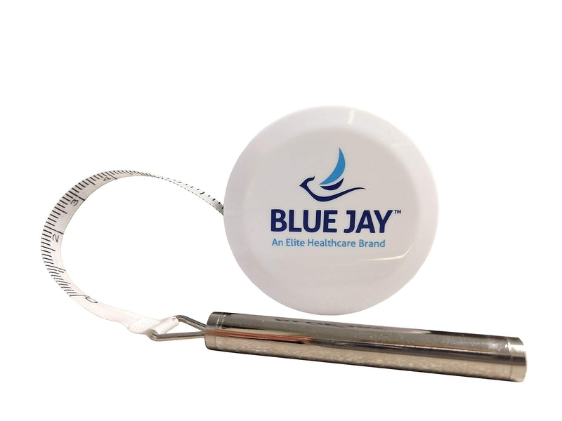 [Australia] - Blue Jay Measure It Tape Measure, Push Button Retractable 6 ft. Fiber Glass Tape Measure with Gulick Spring, Accurate Calibration in Inches and Centimeters, Tape Reels 