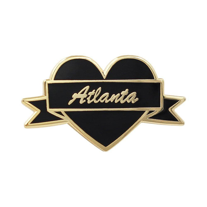 [Australia] - I Heart Atlanta Lapel Pin by Real Sic – I Love Atlanta Souvenir Pin for Jackets, Backpacks, Bags, Hats & Tops 