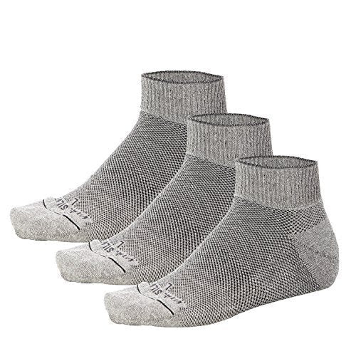 [Australia] - Vital Salveo- Soft Non Binding Seamless Circulation Diabetic Socks- Ankle Short (3 Pair) (Large) 