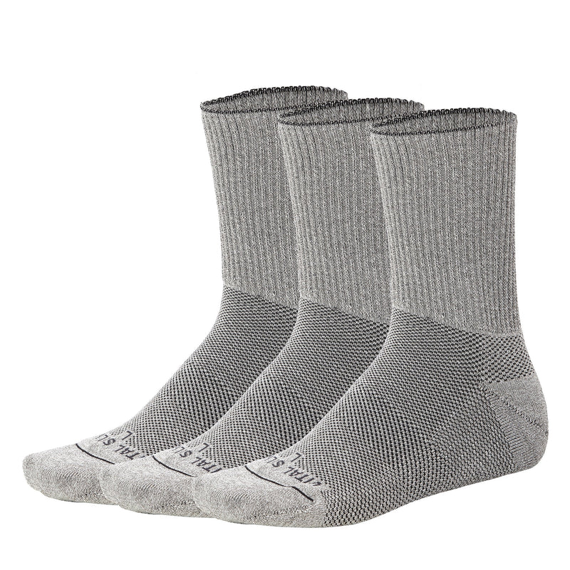 [Australia] - Vital Salveo- Soft Non Binding Seamless Circulation Diabetic Socks- Crew long (3 pairs) L 