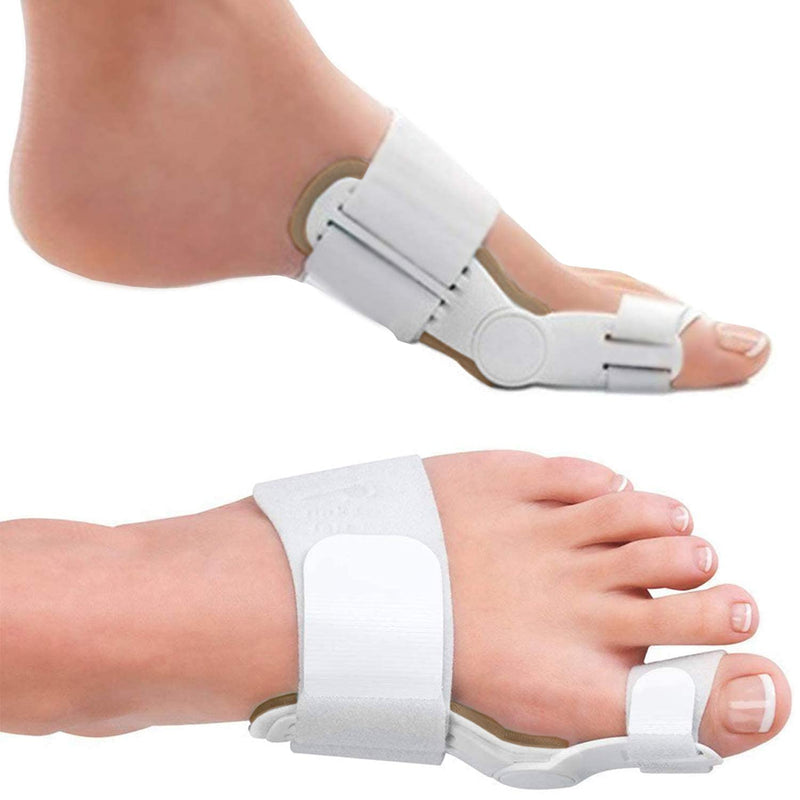 [Australia] - Bunion Corrector and Bunion Relief Hinged Orthopedic Bunion Splint with Hallux Valgus Bunion Pads for Men and Women- Toe Straightener Guard to Realign Toes and Foot Pain Relief 