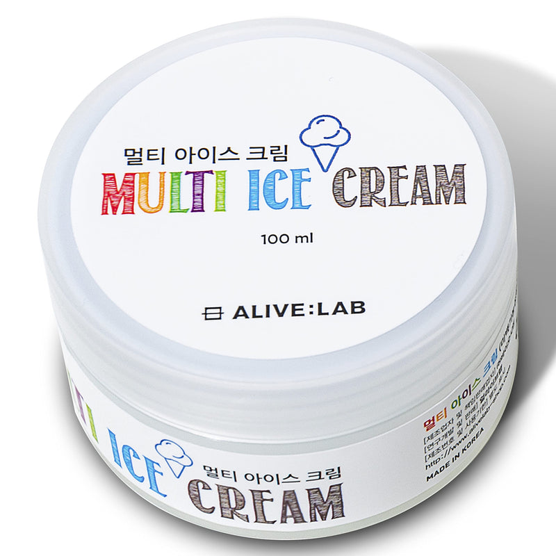 [Australia] - ALIVELAB Multi Ice Cream Sensitive Skin Face Moisturizer Brightening - Frozen Cream 3.4oz - Cold Cream - Skin Lightening Cream - Face Cream for Redness - Cooling Face Cream - Pore Minimizer 