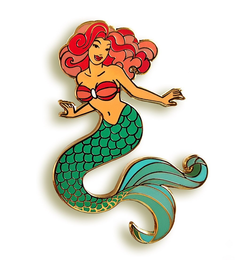 [Australia] - Pinsanity Mermaid Enamel Lapel Pin 