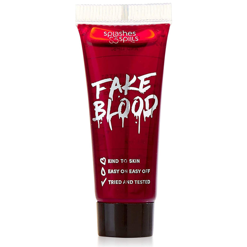 [Australia] - Realistic Fake Blood - Face and Body Paint - 10ml - Pretend Costume and Dress Up Makeup by Splashes & Spills - New & Improved Formula! 