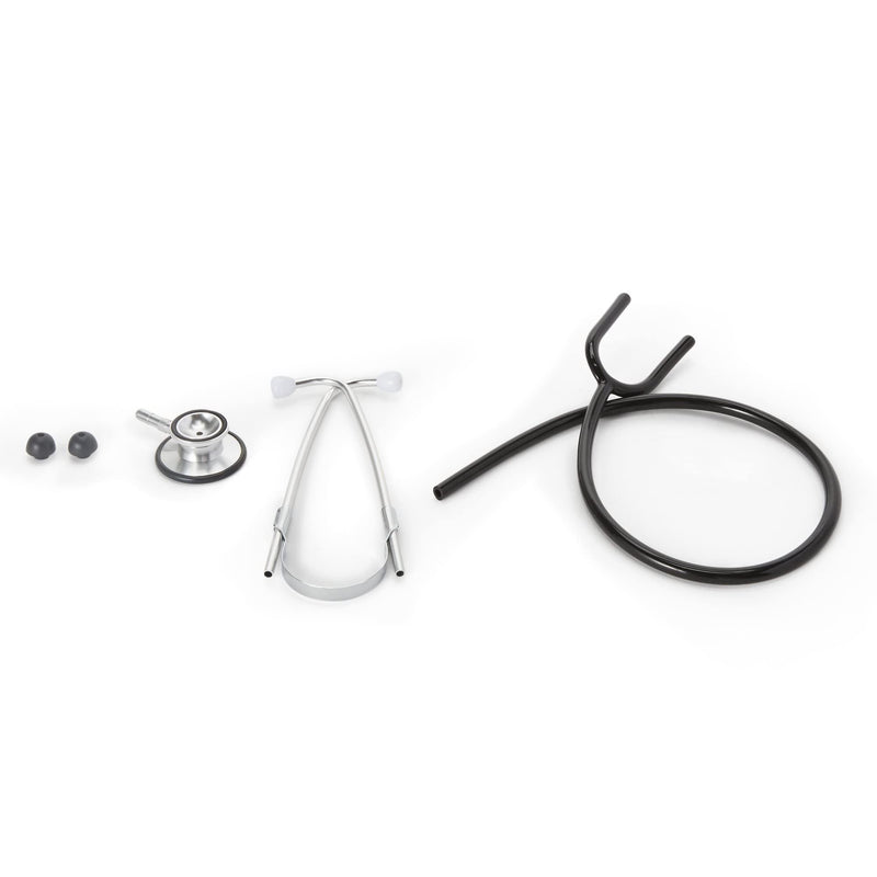 [Australia] - McKesson Stethoscope, Lightweight, Double-Sided Chestpiece, Adjustable Binaurals, Black, 22 in, 1 Count 