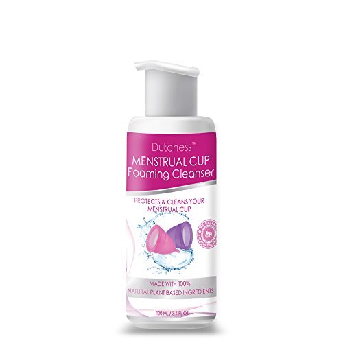 [Australia] - Dutchess Menstrual Cup Foaming Cleanser (3.4 oz) - Suitable for Silicone Menstrual Cups - PH Balanced Plant Based Ingredients 