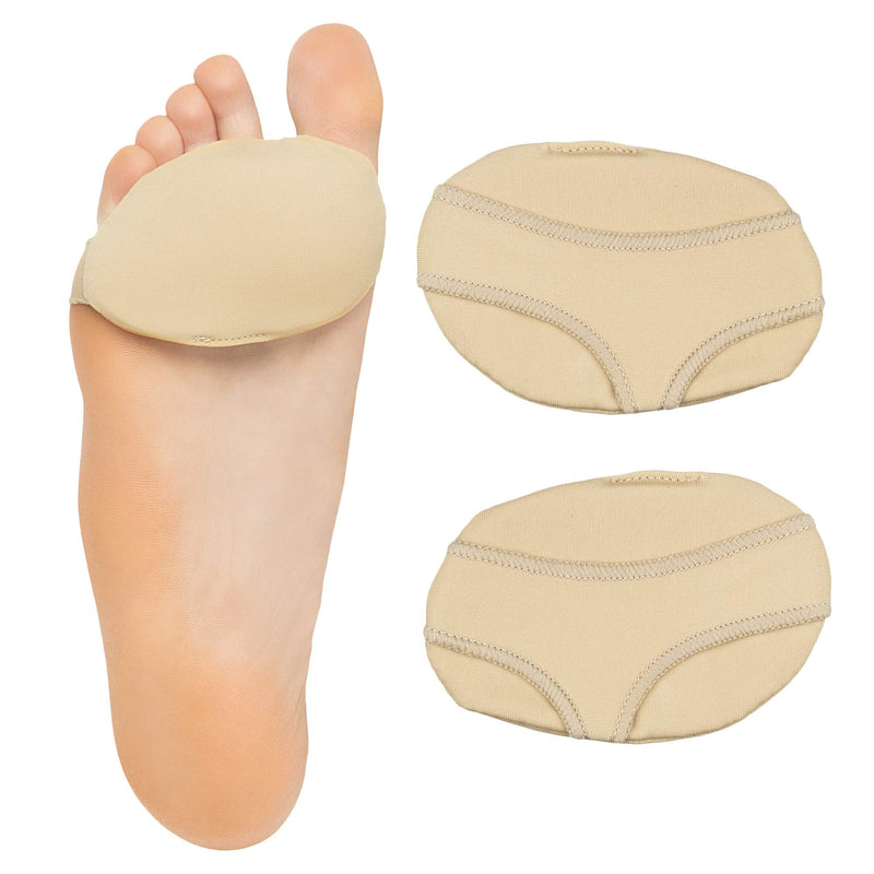 [Australia] - ZenToes Ball of Foot Pads Metatarsal Gel Cushions for Metatarsalgia, Arthritis and Sesamoid Pain Relief 1 Pair (Small, Women 5-7, Men 6-8) Small (Pack of 2) 
