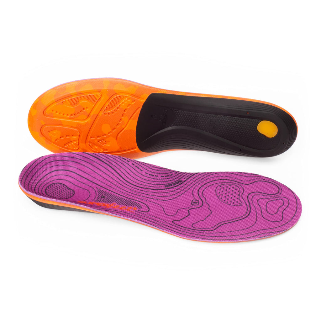 [Australia] - Superfeet Trailblazer Comfort Women's Carbon Fiber Orthotic Arch Support Insoles - 4.5-6 Women Dahlia 