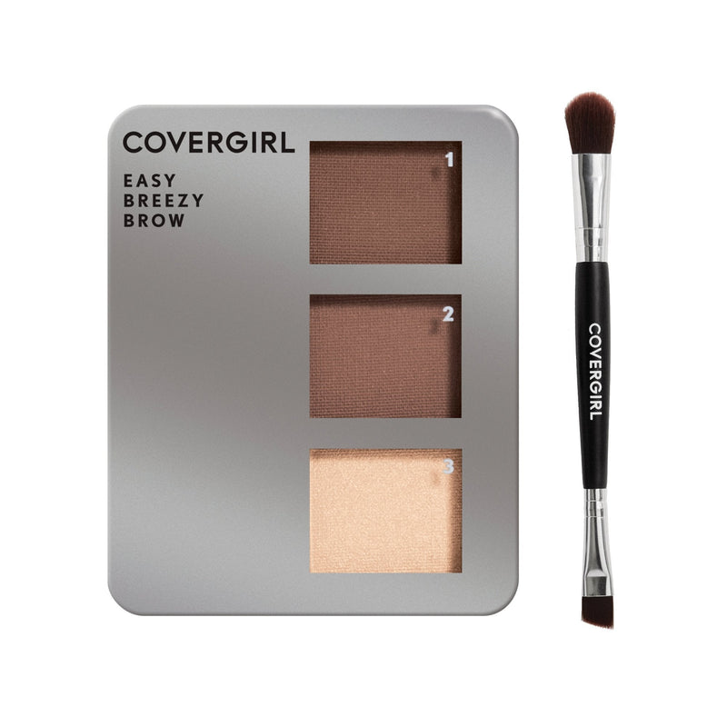 [Australia] - COVERGIRL Easy Breezy Brow Powder Kit, Honey Brown (packaging may vary) 1 Count 