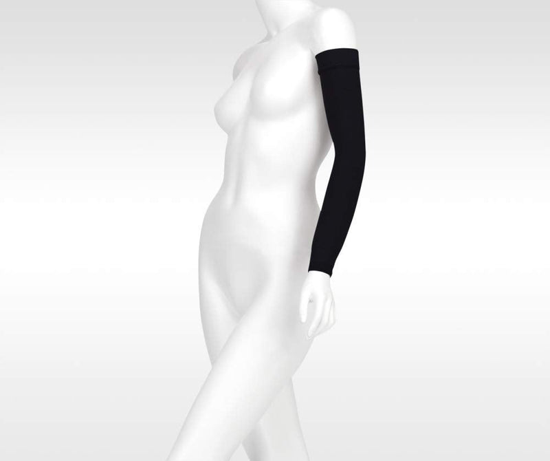 [Australia] - Juzo Dynamic Varin 3511 20-30mmhg Max Armsleeve with Silicone Top Band for Women Black 3 (III) Long 