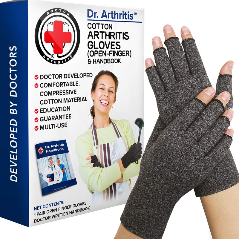 [Australia] - Compression Gloves for Women and Men: Arthritis Pain Relief for Hands, Daily Comfortable Wrist Support by Dr. Arthritis (Medium,1 Pair) 1 Pair Medium 