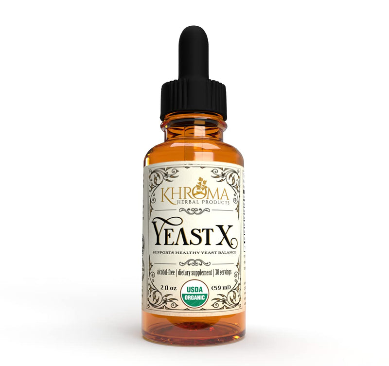 [Australia] - Yeast X - Organic Yeast Support - 30 Servings in a 2 oz Glass Bottle 