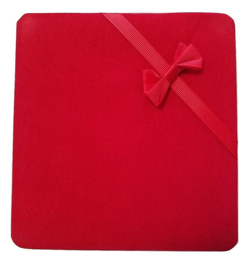 [Australia] - JM Future Velvet Set Gift Box for Jewelry, Necklace/Earring/Bracelet, X-Large, Red 